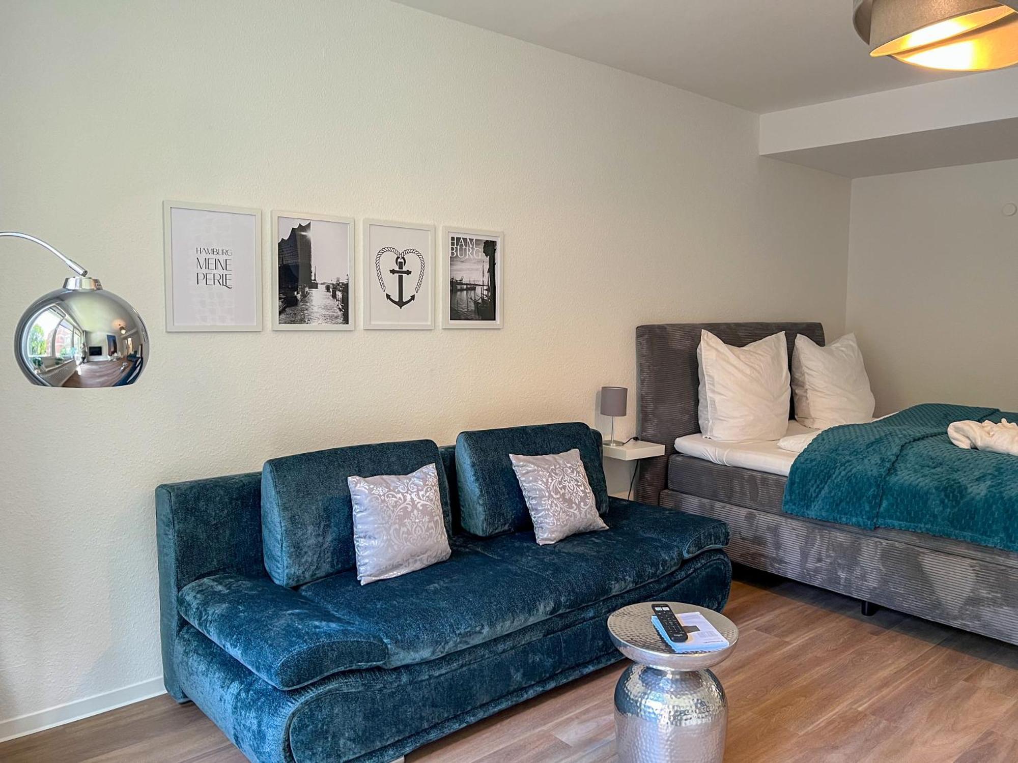 Ankerherz Appartements Bei Blankenese Hamburgo Quarto foto